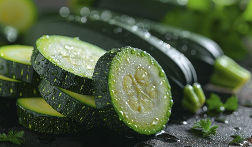 courgette eau