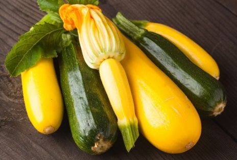 courgette verte et jaune