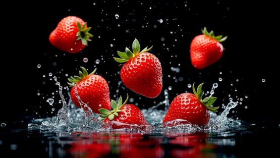 fraise eau