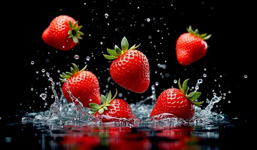 fraise eau