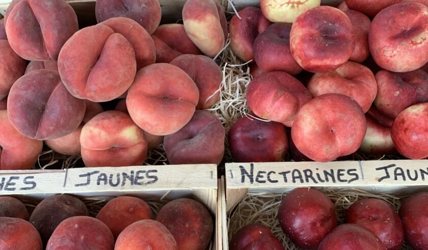 pêches nectarines