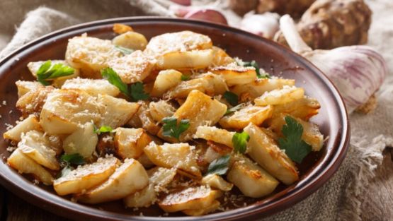 poelée de topinambour au vin blanc
