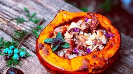 potimarron farci aux châtaignes