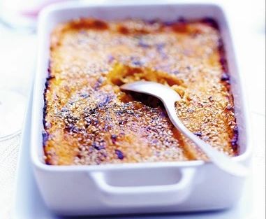 purée potimarron, pommes et sésame