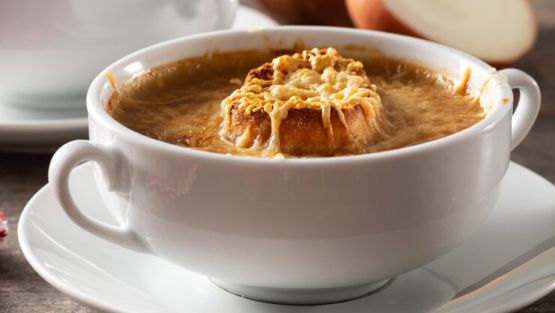 soupe à l'oignon